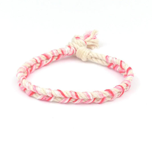 jayciMay Pink Lemonade Braided Bracelet