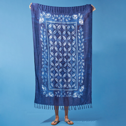 Indigo Kaleidoscope Scarves