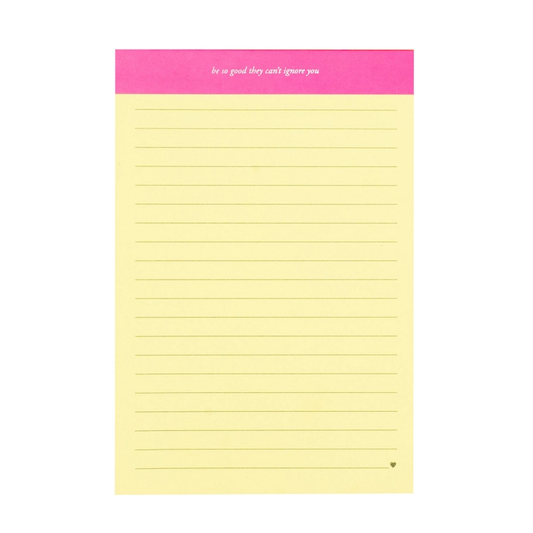 Be So Good They Can't Ignore You Mini Legal Pad