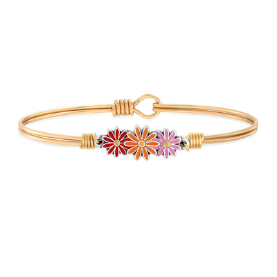 Luca + Danni Gerbera Daisies Bangle Bracelet