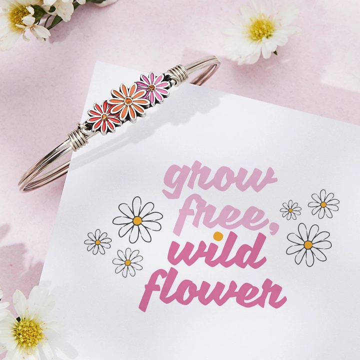 Luca + Danni Gerbera Daisies Bangle Bracelet