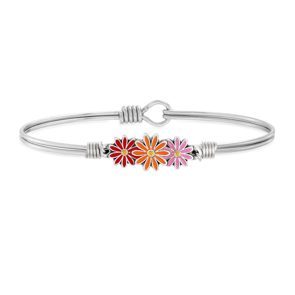 Luca + Danni Gerbera Daisies Bangle Bracelet