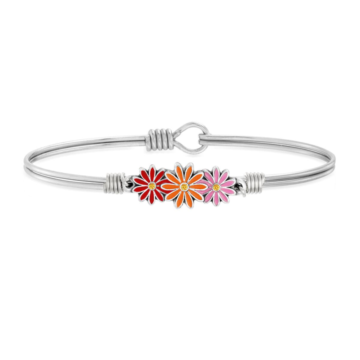 Luca + Danni Gerbera Daisies Bangle Bracelet