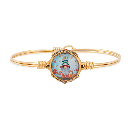 Fall Gnome Bangle Bracelet