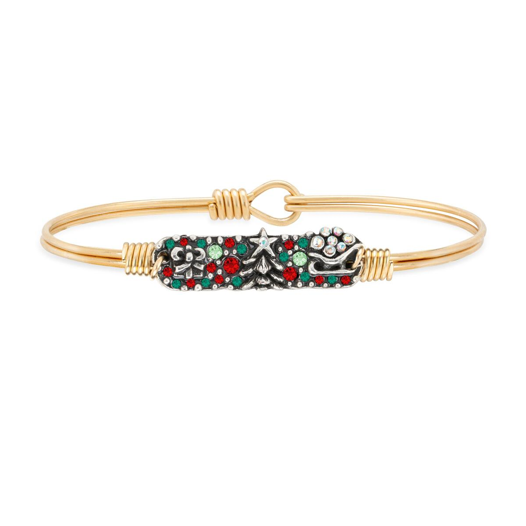 Luca Danni Holiday Medley Bangle Bracelet Coral Calypso