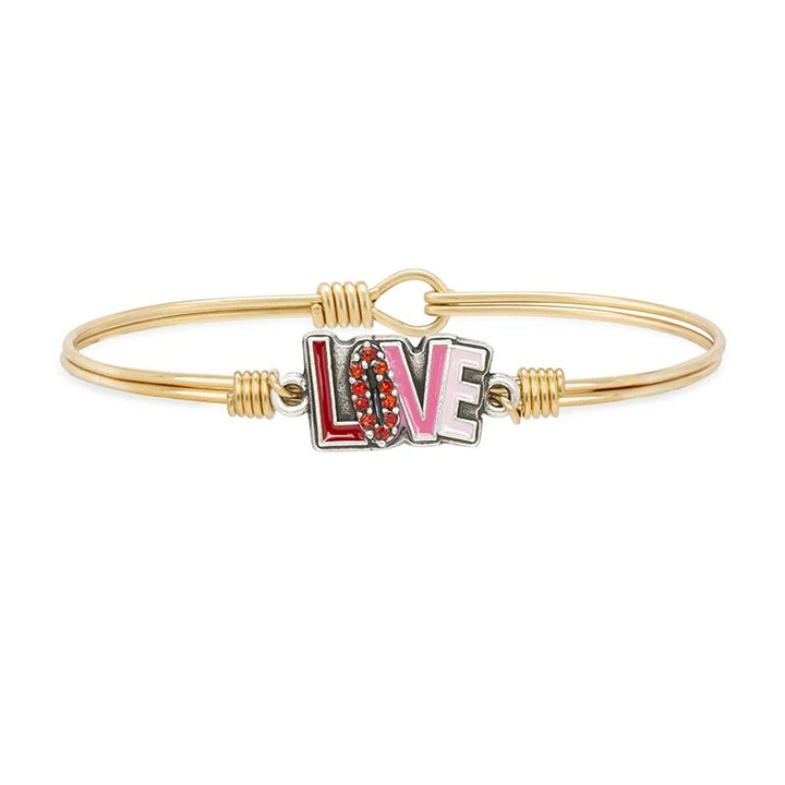 Luca + Danni Love Bangle Bracelet (Enamel Ombre)