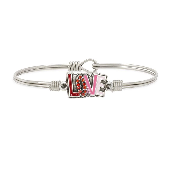 Luca + Danni Love Bangle Bracelet (Enamel Ombre)