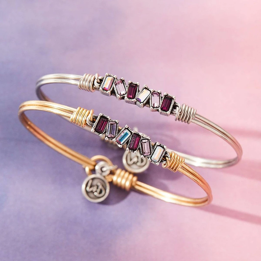 Luca + Danni Mini Hudson Purple Ombre Bangle Bracelet