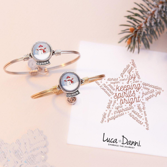 Snow Globe Bangle Bracelet
