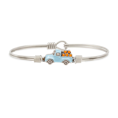 Vintage Pumpkin Truck Bangle Bracelet