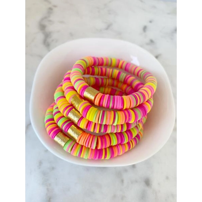 Neon Rainbow Color Pop Bracelet
