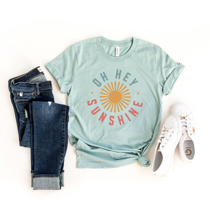 Oh Hey Sunshine Short Sleeve Graphic Tee