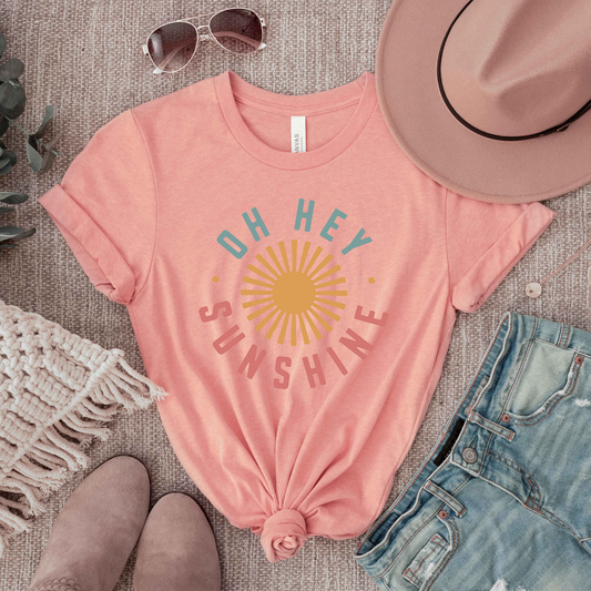 Oh Hey Sunshine Short Sleeve Graphic Tee