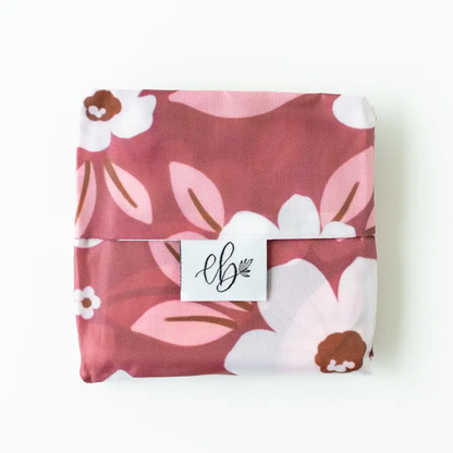 Plum Poppy Reusable Bag