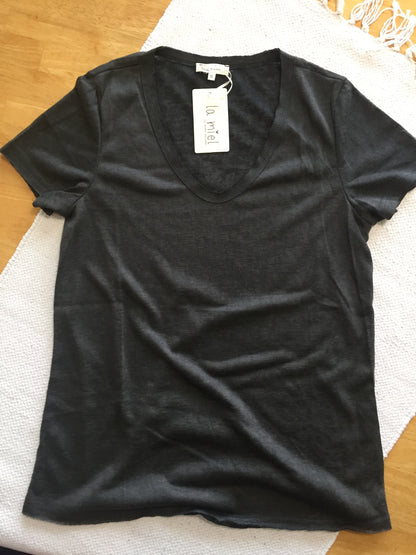 Ray of Sunshine Drapey Top (Carbon)