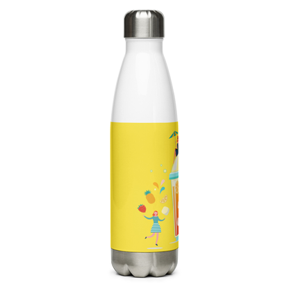 Summertime Refreshments Stainless Steel Water Bottle
