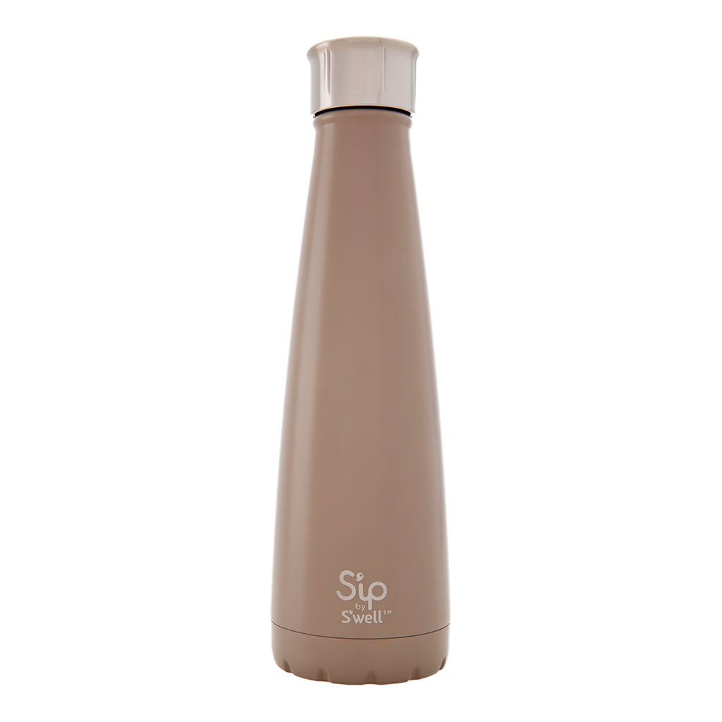 S'ip by S'well® Steel Grey Stainless Steel Water Bottle