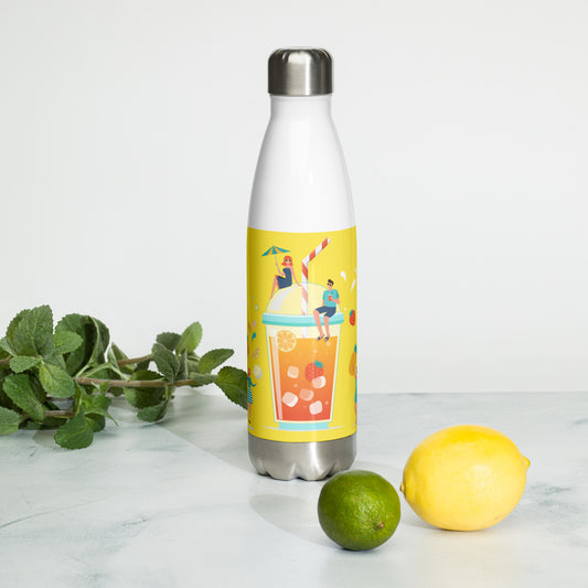 Summertime Refreshments Stainless Steel Water Bottle