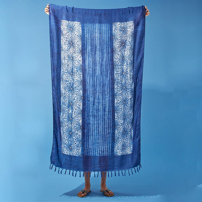 Indigo Kaleidoscope Scarves