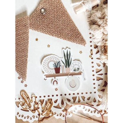 Boho Shelf Sticker