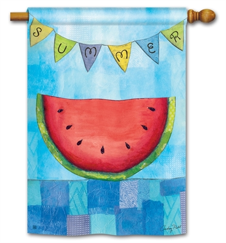 Summer Slice Garden Flag