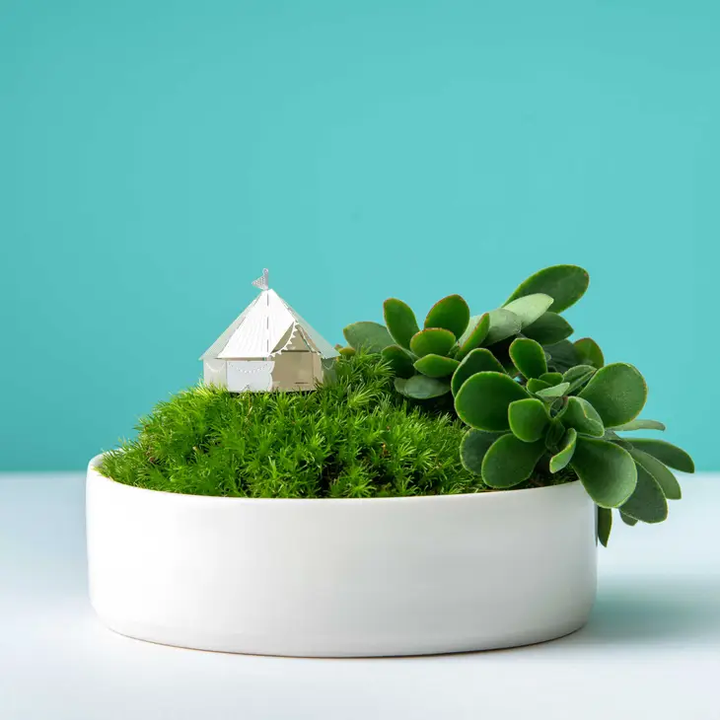 Tent Mini Model - Terrarium Decor DIY Kit