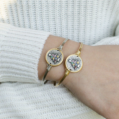 Holiday Tree Bangle Bracelet