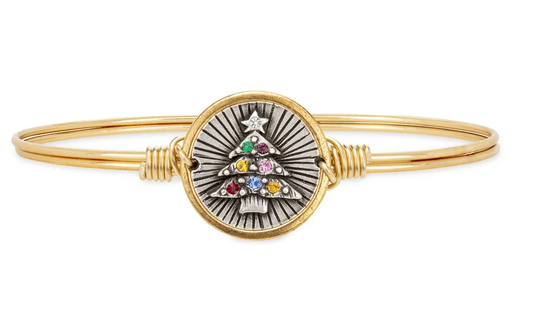 Holiday Tree Bangle Bracelet