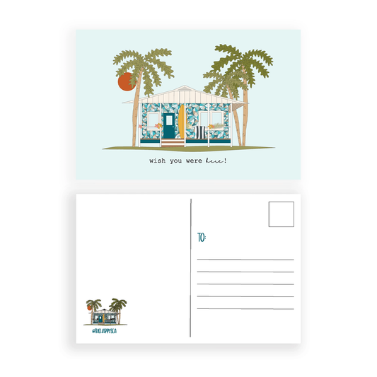 The Happy Sea Wish You Were Here! Postcard